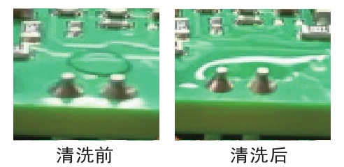 等離子清洗前后航空電子產(chǎn)品印制板組件水滴角的對(duì)比