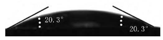 等離子體清洗后水滴角檢測